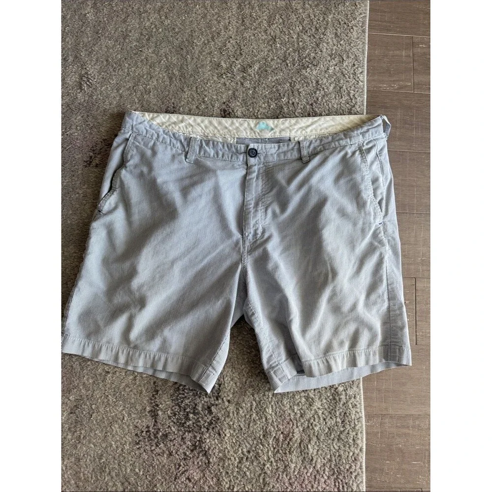 Tommy Bahama Men Blue White Beach Coast Linen 9